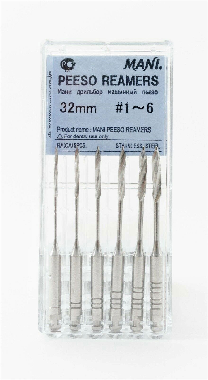 MANI Peeso Reamers – Assorted #1–6